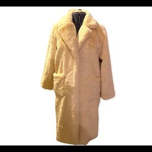 Pale Yellow Full Length Coat